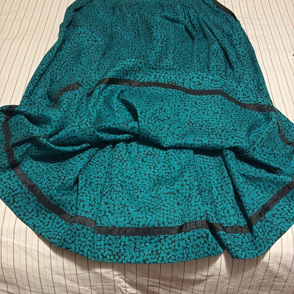 Vintage Pendleton pleated teal skirt - Picture 10 of 10